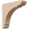 Ekena Millwork 5"W x 20"D x 20"H Thin Olympic Rough Cedar Woodgrain TimberThane Corbel, Primed Tan CORUR05X20X20OLYRCPR - alternate 1